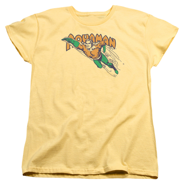 Banana women's t-shirt with Aquaman Swim Through graphic