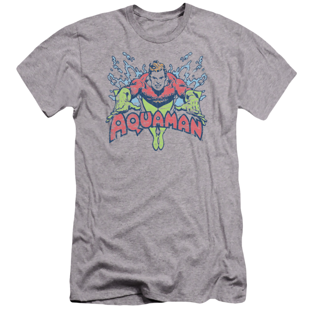 Aquaman Splish Splash - Men's Premium Slim Fit T-Shirt Men's Premium Slim Fit T-Shirt Aquaman