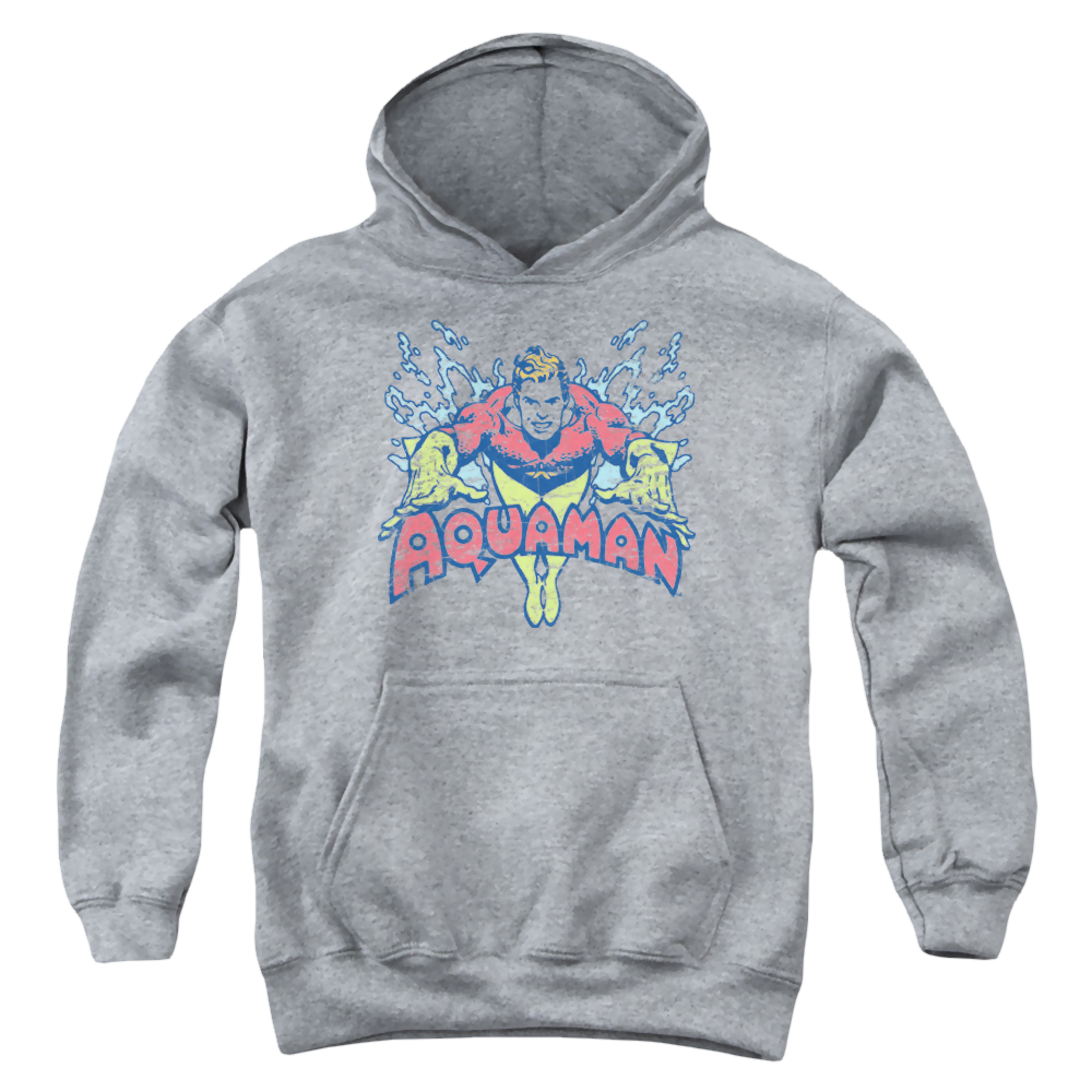 Aquaman Splish Splash - Youth Hoodie Youth Hoodie (Ages 8-12) Aquaman
