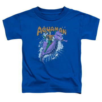 Royal toddler t-shirt with Aquaman Ride Free graphic
