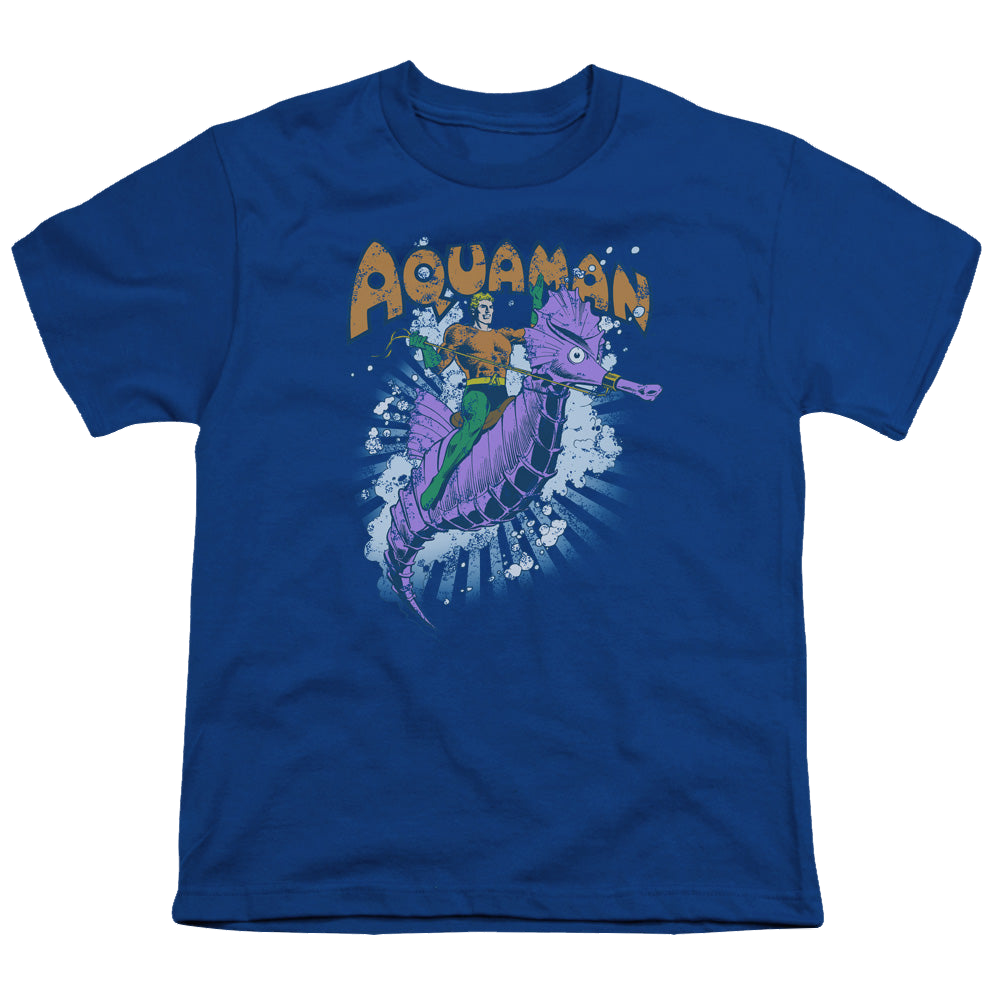 Aquaman Ride Free - Youth T-Shirt Youth T-Shirt (Ages 8-12) Aquaman