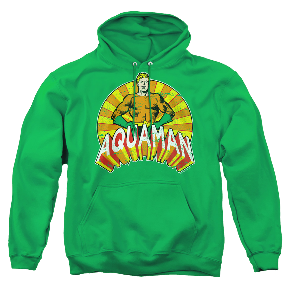 Aquaman Arms Akimbo - Pullover Hoodie Pullover Hoodie Aquaman