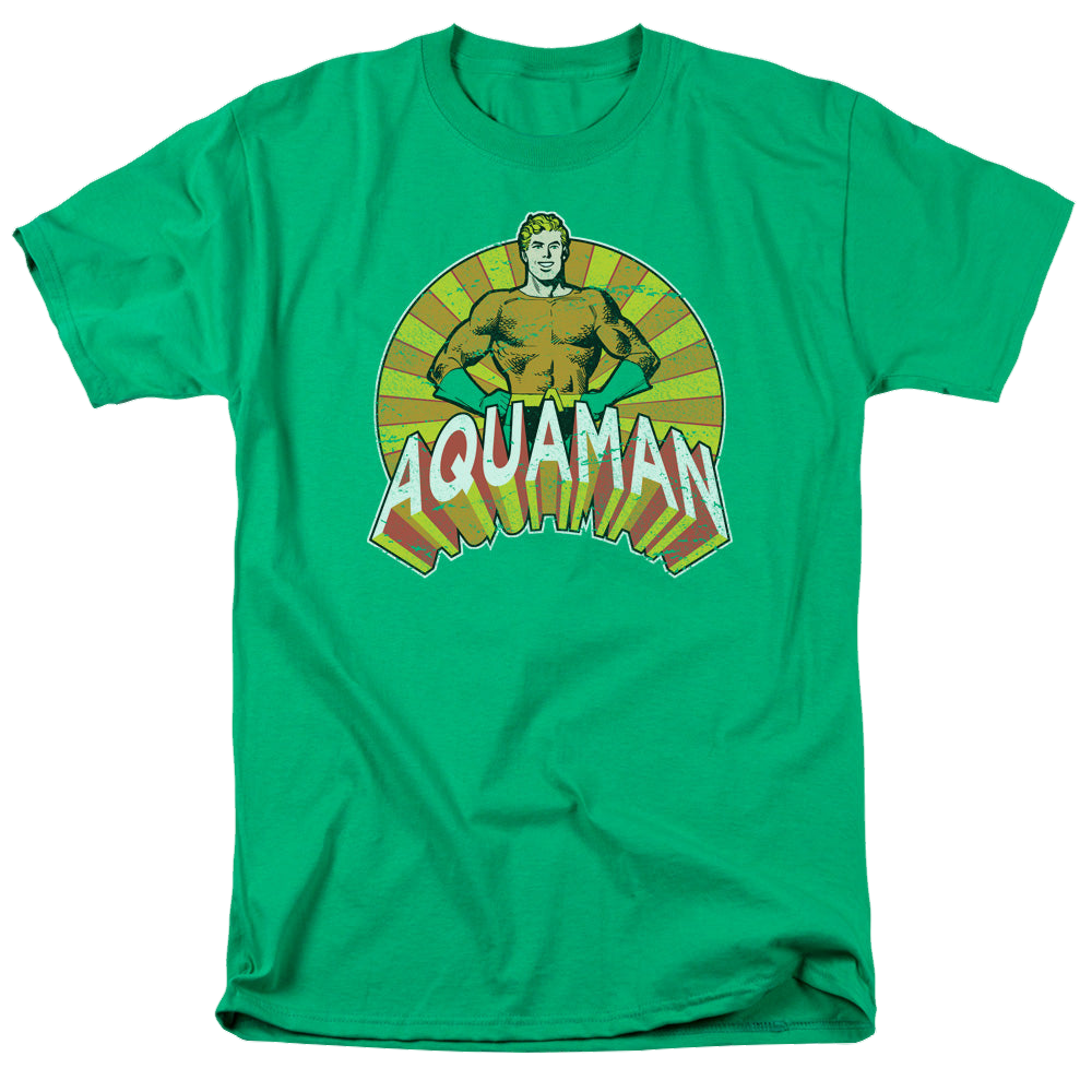 Aquaman Arms Akimbo - Men's Regular Fit T-Shirt Men's Regular Fit T-Shirt Aquaman