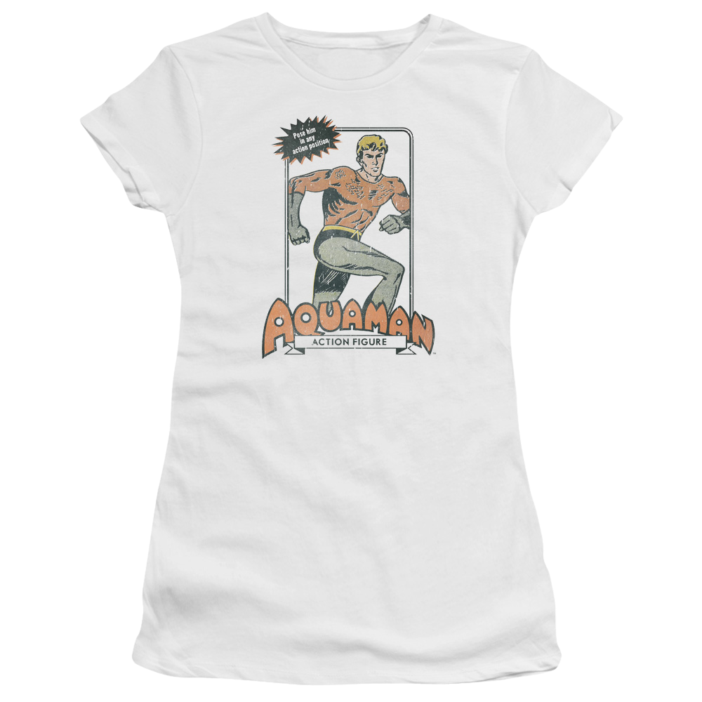 Aquaman Am Action Figure - Juniors T-Shirt Juniors T-Shirt Aquaman