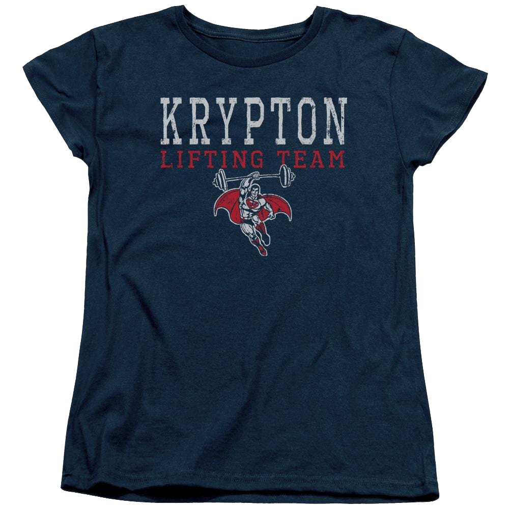 DC Comics Krpton Lifting - Women's T-Shirt Women's T-Shirt Superman