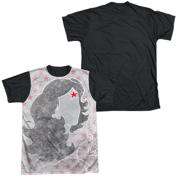 DC Comics Ww Inline - Men's Black Back T-Shirt Men's Black Back T-Shirt Wonder Woman