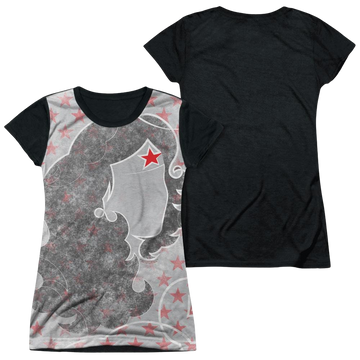DC Comics Ww Inline - Juniors Black Back T-Shirt Juniors Black Back T-Shirt Wonder Woman
