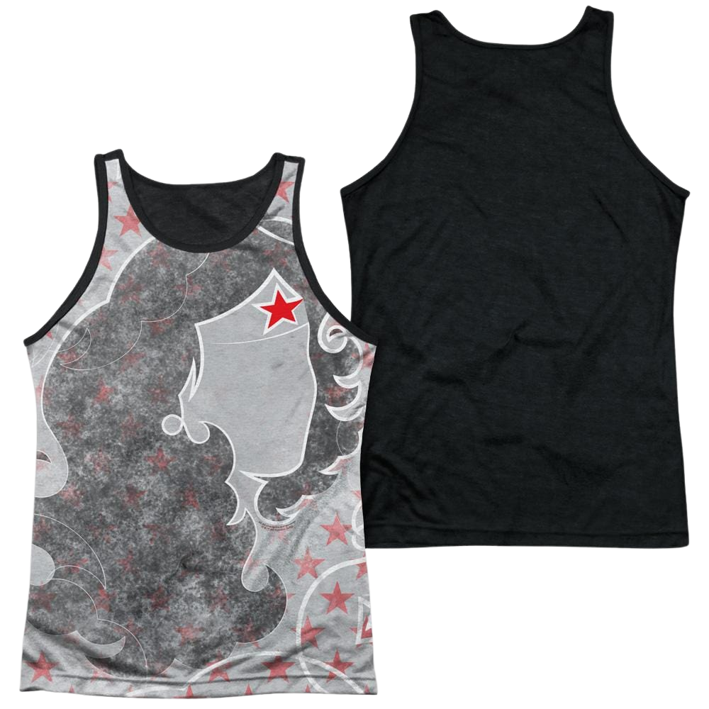 DC Comics Ww Inline Men's Black Back Tank Men's Black Back Tank Wonder Woman