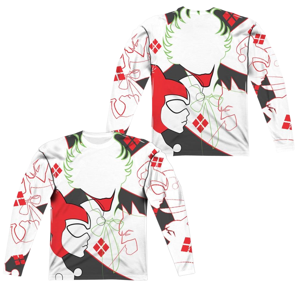 DC Comics Joker/harley Inline Men's All-Over Print T-Shirt Men's All-Over Print Long Sleeve Batman
