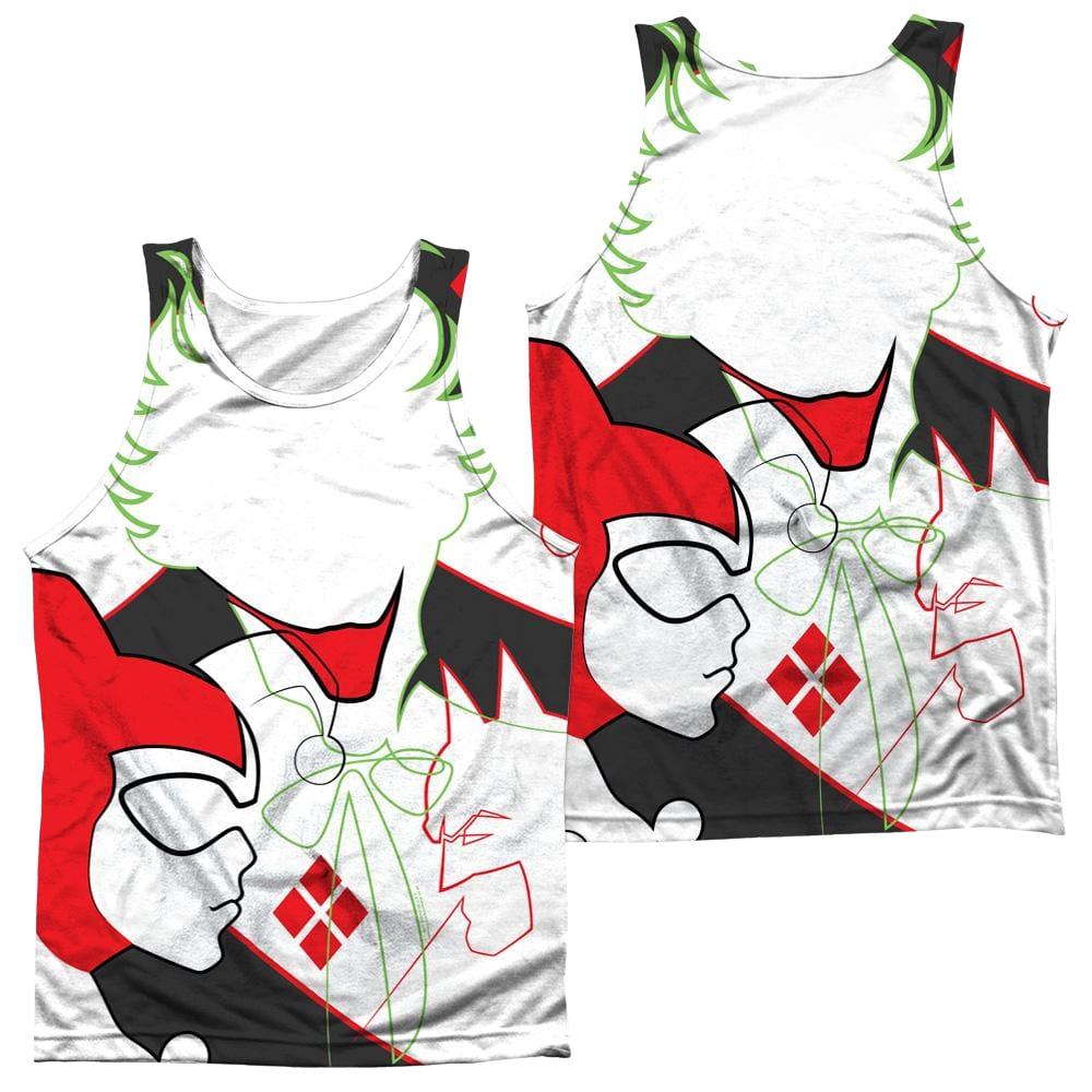 DC Comics Joker/harley Inline Men's All Over Print Tank Men's All Over Print Tank Batman