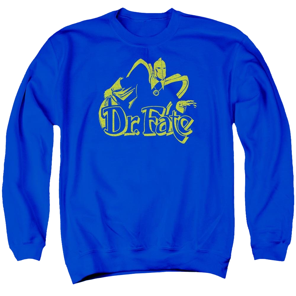 DC Comics One Color Fate - Men's Crewneck Sweatshirt Men's Crewneck Sweatshirt Dr. Fate