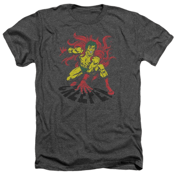 Charcoal men's heather t-shirt with DC Comics Creeper graphic