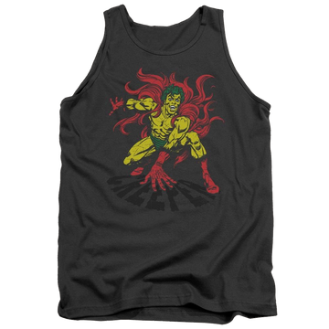 Charcoal men's tank with DC Comics Creeper graphic
