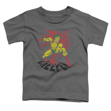 Charcoal toddler t-shirt with DC Comics More DC Characters Creeper graphic