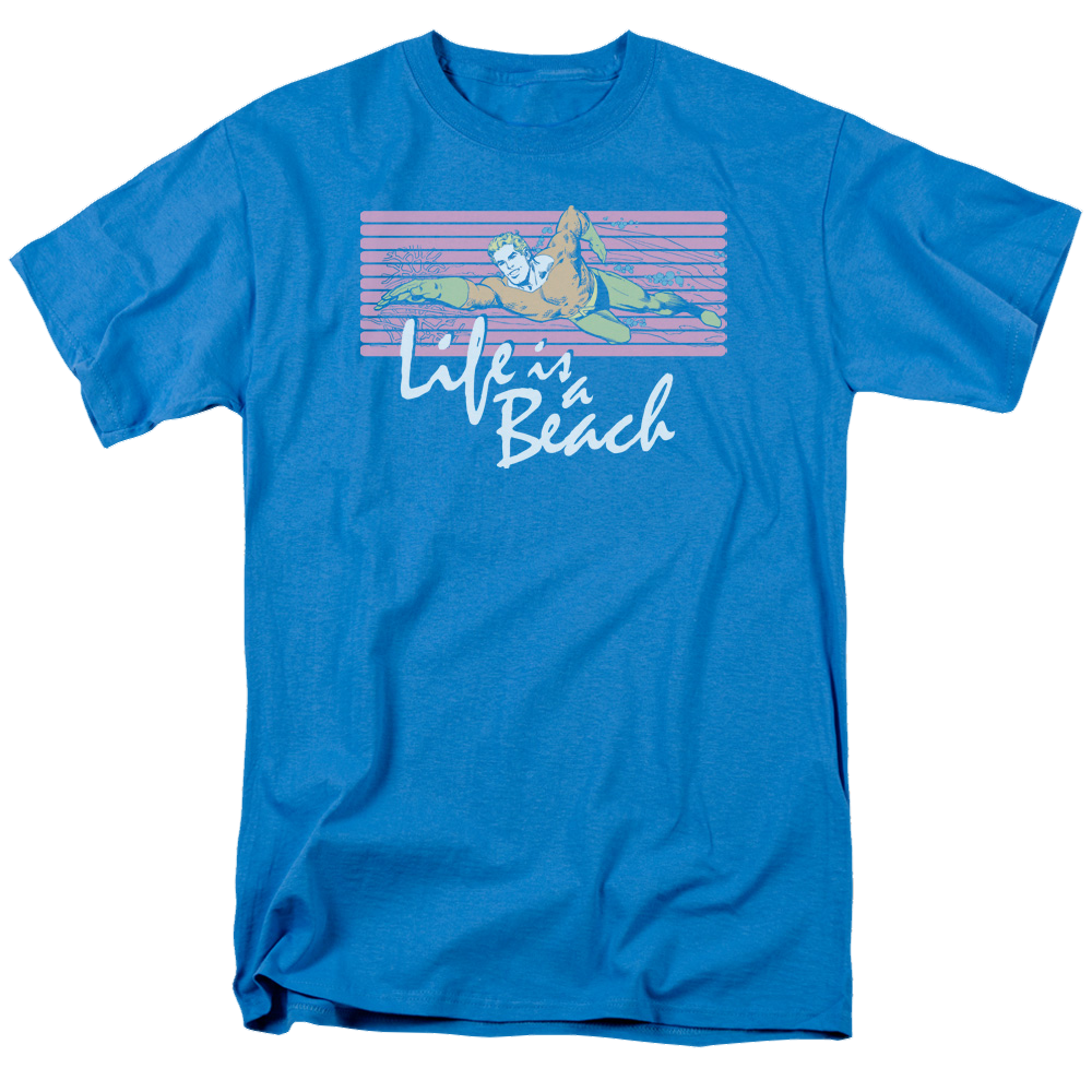 Aquaman Life Is A Beach - Men's Regular Fit T-Shirt Men's Regular Fit T-Shirt Aquaman