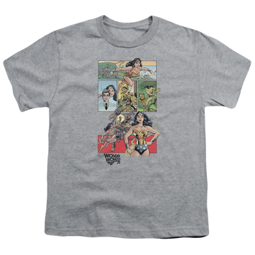 Wonder Woman Ww75 Comic Page - Youth T-Shirt Youth T-Shirt (Ages 8-12) Wonder Woman