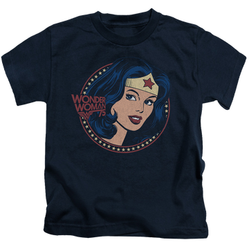 Wonder Woman Ww75 Starburst Portrait - Kid's T-Shirt Kid's T-Shirt (Ages 4-7) Wonder Woman