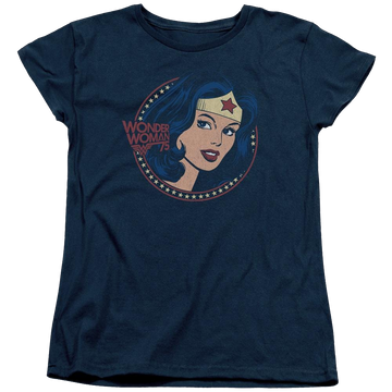 DC Comics Ww75 Starburst Portrait - Women's T-Shirt Women's T-Shirt Wonder Woman