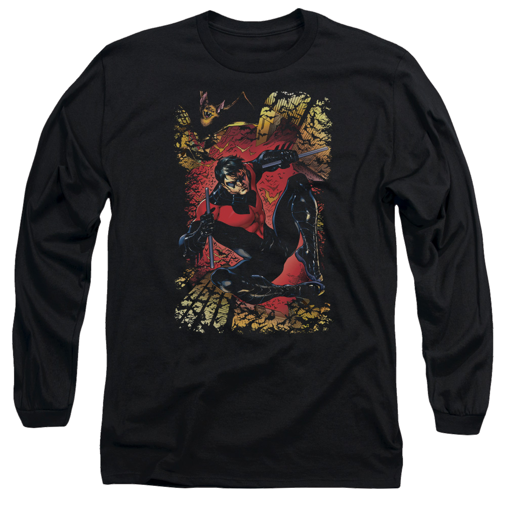 Justice League Nightwing #1 Men's Long Sleeve T-Shirt Men's Long Sleeve T-Shirt Nightwing