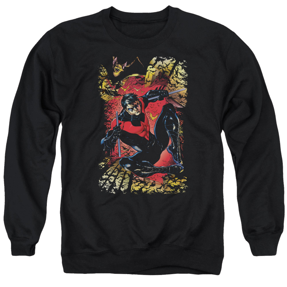 Justice League Nightwing #1 Men's Crewneck Sweatshirt Men's Crewneck Sweatshirt Nightwing