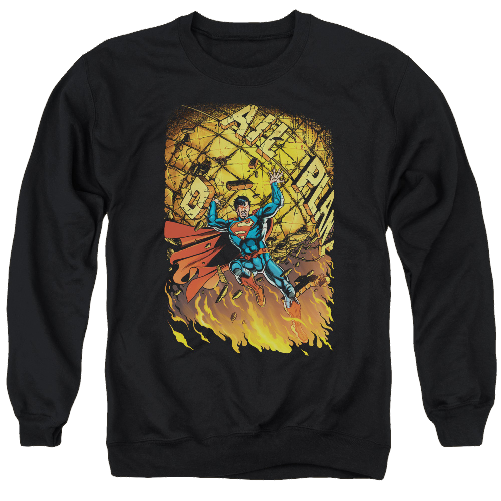Superman Superman #1 - Men's Crewneck Sweatshirt Men's Crewneck Sweatshirt Superman