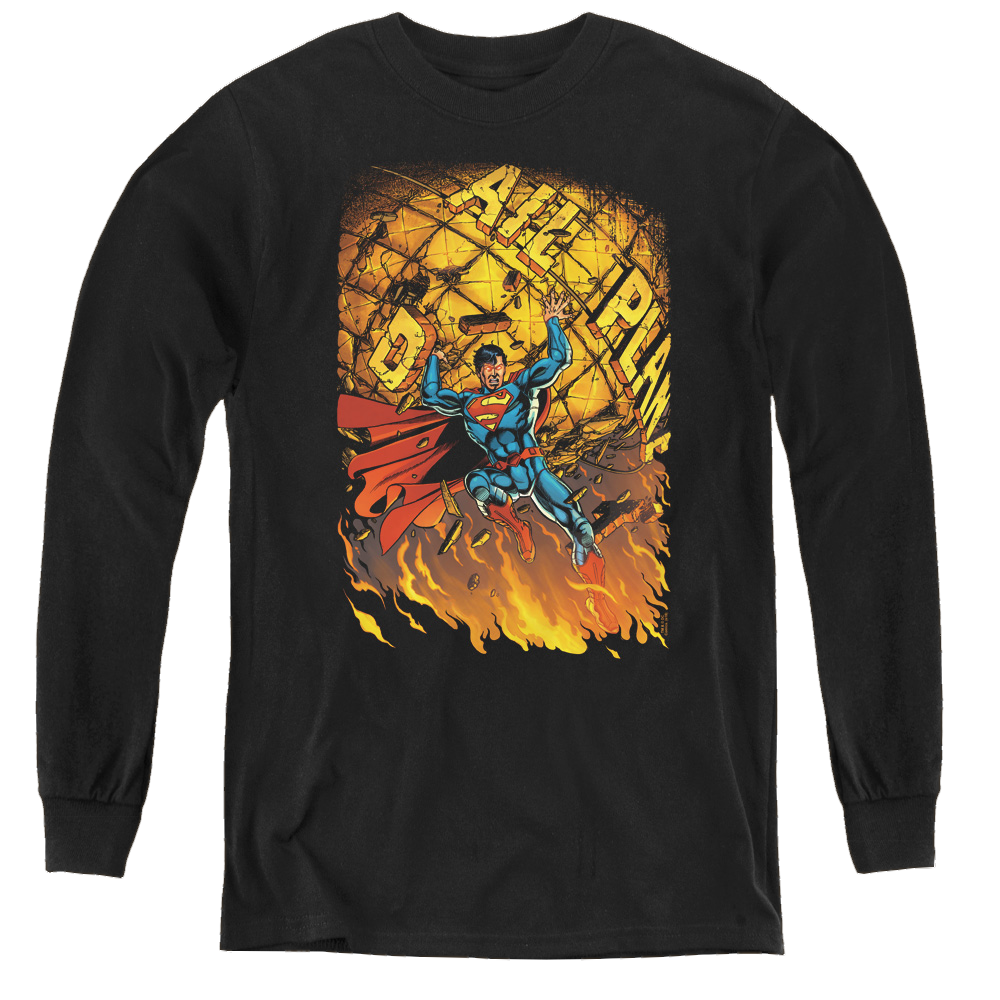 Superman Superman #1 - Youth Long Sleeve T-Shirt Youth Long Sleeve T-Shirt Superman