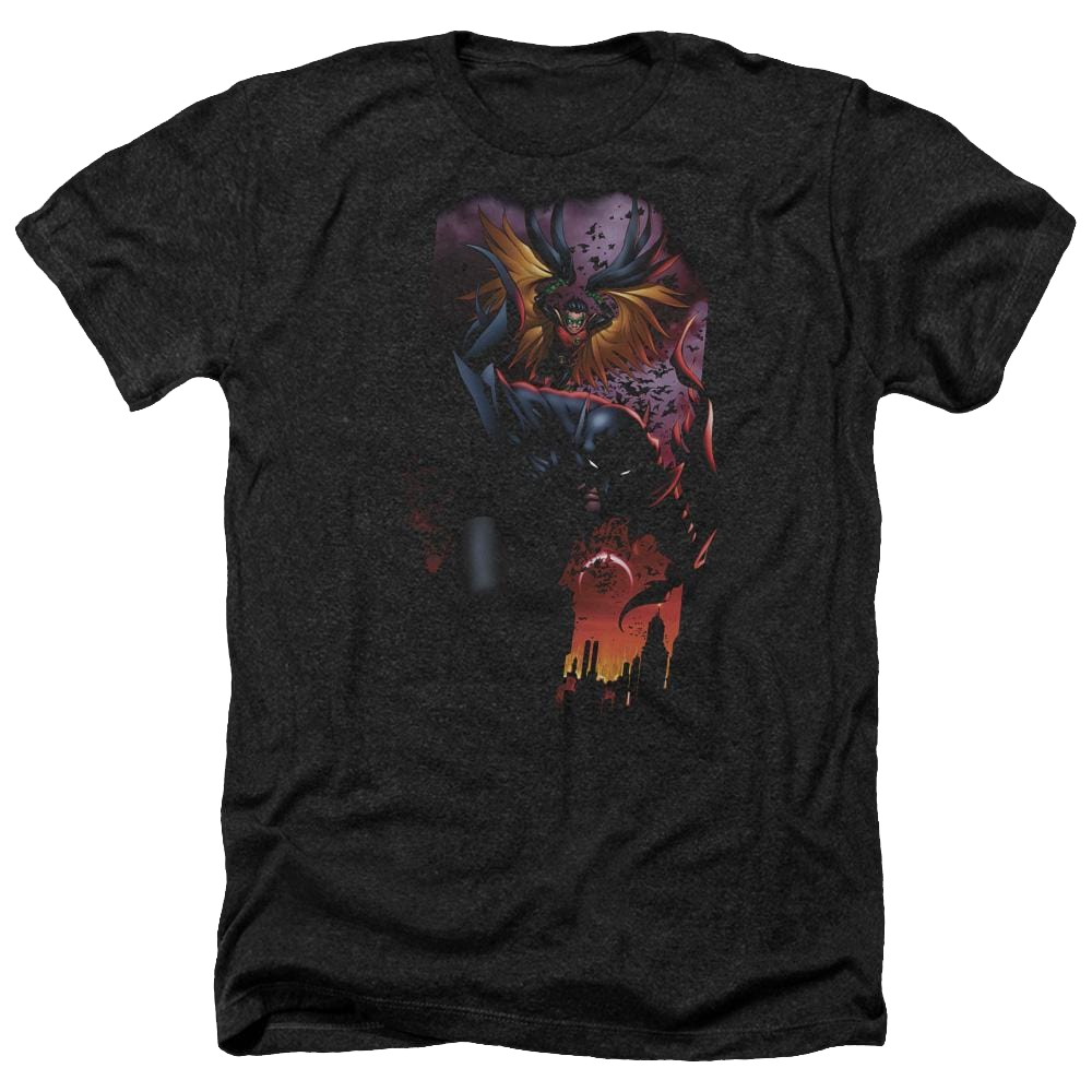 Batman Batman & Robin #1 - Men's Heather T-Shirt Men's Heather T-Shirt Batman