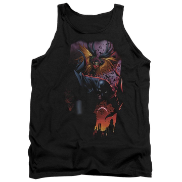 Black men's tank with Batman & Robin #1 graphic