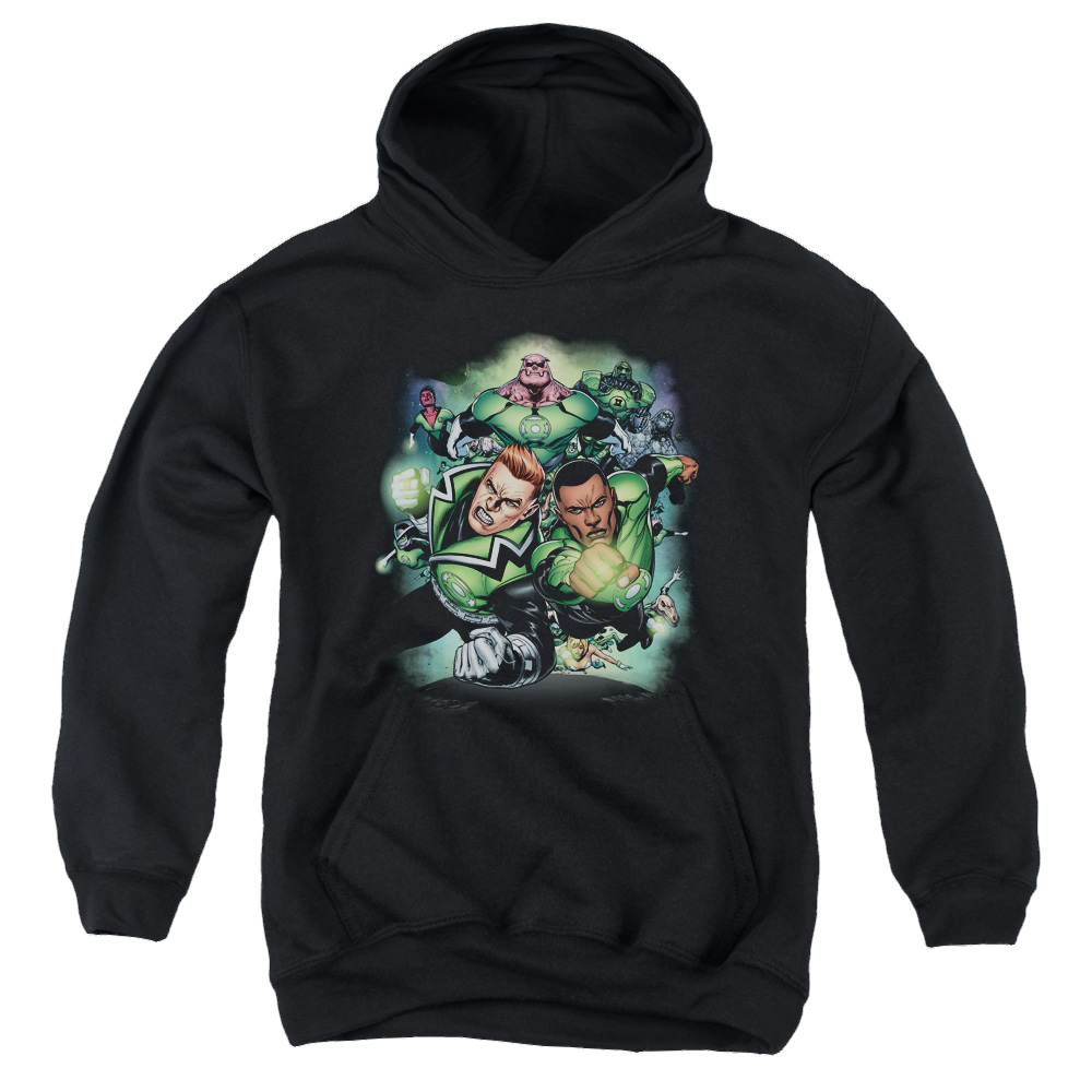Green Lantern Corps #1 - Youth Hoodie Youth Hoodie (Ages 8-12) Green Lantern
