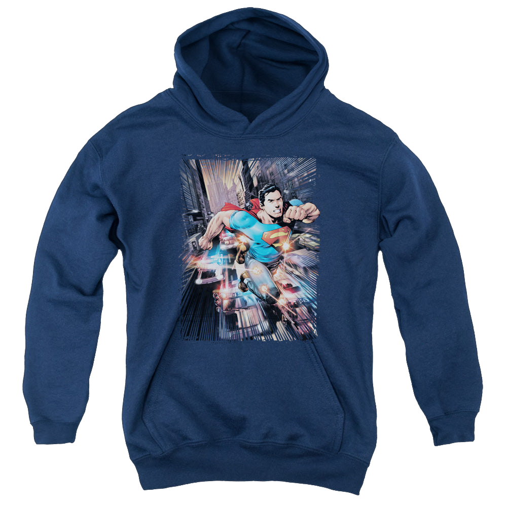 Superman Action Comics #1 - Youth Hoodie Youth Hoodie (Ages 8-12) Superman