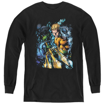 Aquaman Aquaman #1 - Youth Long Sleeve T-Shirt Youth Long Sleeve T-Shirt Aquaman