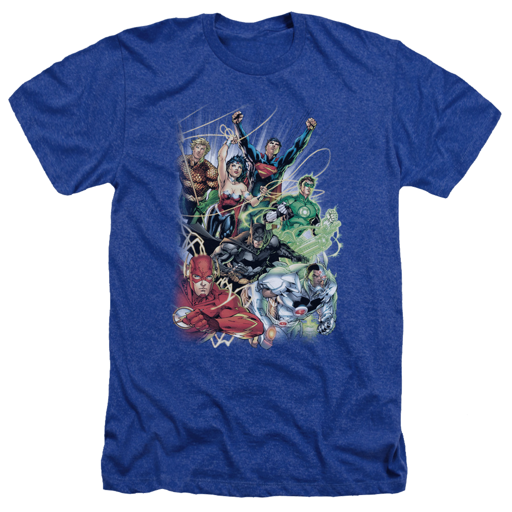 Justice League Justice League #1 Men's Heather T-Shirt Men's Heather T-Shirt Justice League