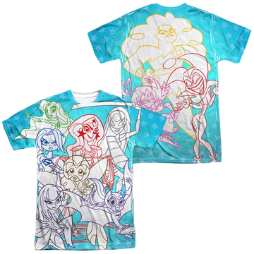 DC Comics Dc Super Hero Girls Justice Gang men's all-over print t-shirt