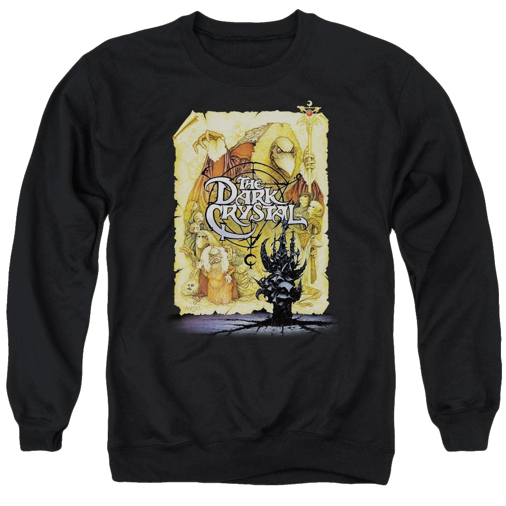 Dark Crystal Poster - Men's Crewneck Sweatshirt Men's Crewneck Sweatshirt Dark Crystal