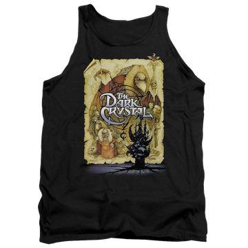 Black men's tank with Dark Crystal Poster graphic
