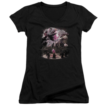 Dark Crystal Power Mad - Juniors V-Neck T-Shirt Juniors V-Neck T-Shirt Dark Crystal