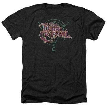 Charcoal men's heather t-shirt with Dark Crystal Symbol Logo graphic