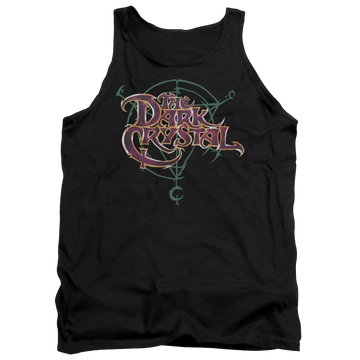 Black men's tank with Dark Crystal Symbol Logo graphic