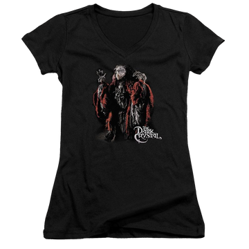 Dark Crystal Skeksis - Juniors V-Neck T-Shirt Juniors V-Neck T-Shirt Dark Crystal