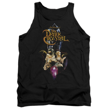 Black men's tank with Dark Crystal Crystal Quest graphic