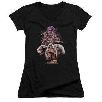 Dark Crystal The Good Guys - Juniors V-Neck T-Shirt Juniors V-Neck T-Shirt Dark Crystal