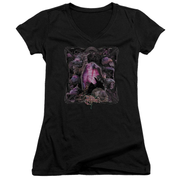 Dark Crystal Lust For Power - Juniors V-Neck T-Shirt Juniors V-Neck T-Shirt Dark Crystal