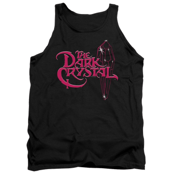 Black men's tank with Dark Crystal Bright Logo graphic