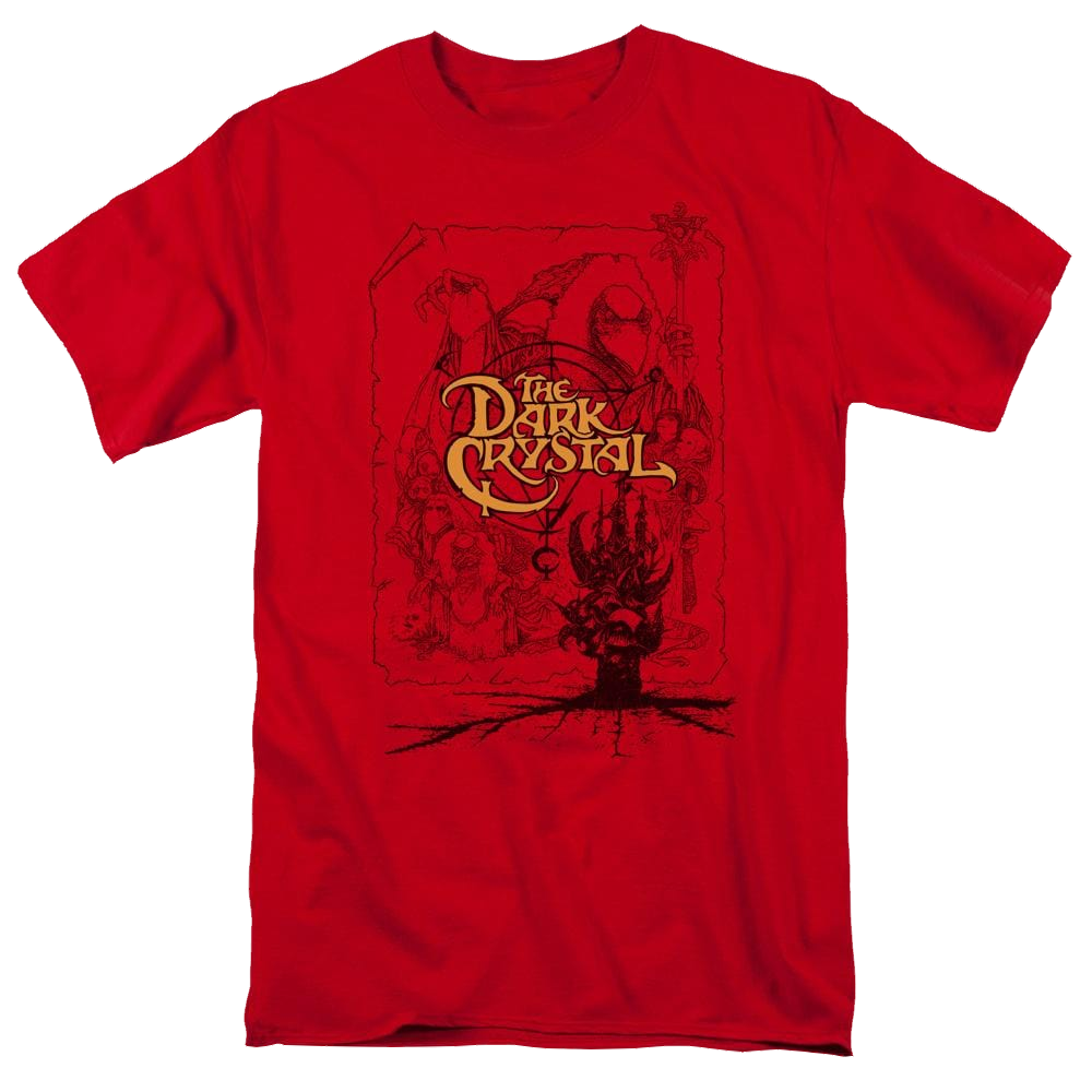 Dark Crystal Poster Lines - Men's Regular Fit T-Shirt Men's Regular Fit T-Shirt Dark Crystal