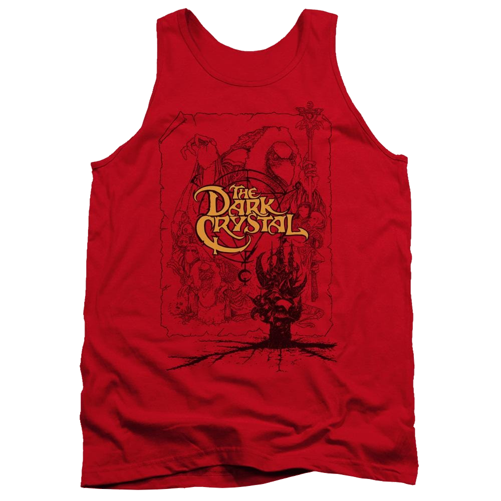 Dark Crystal Poster Lines Men's Tank Men's Tank Dark Crystal
