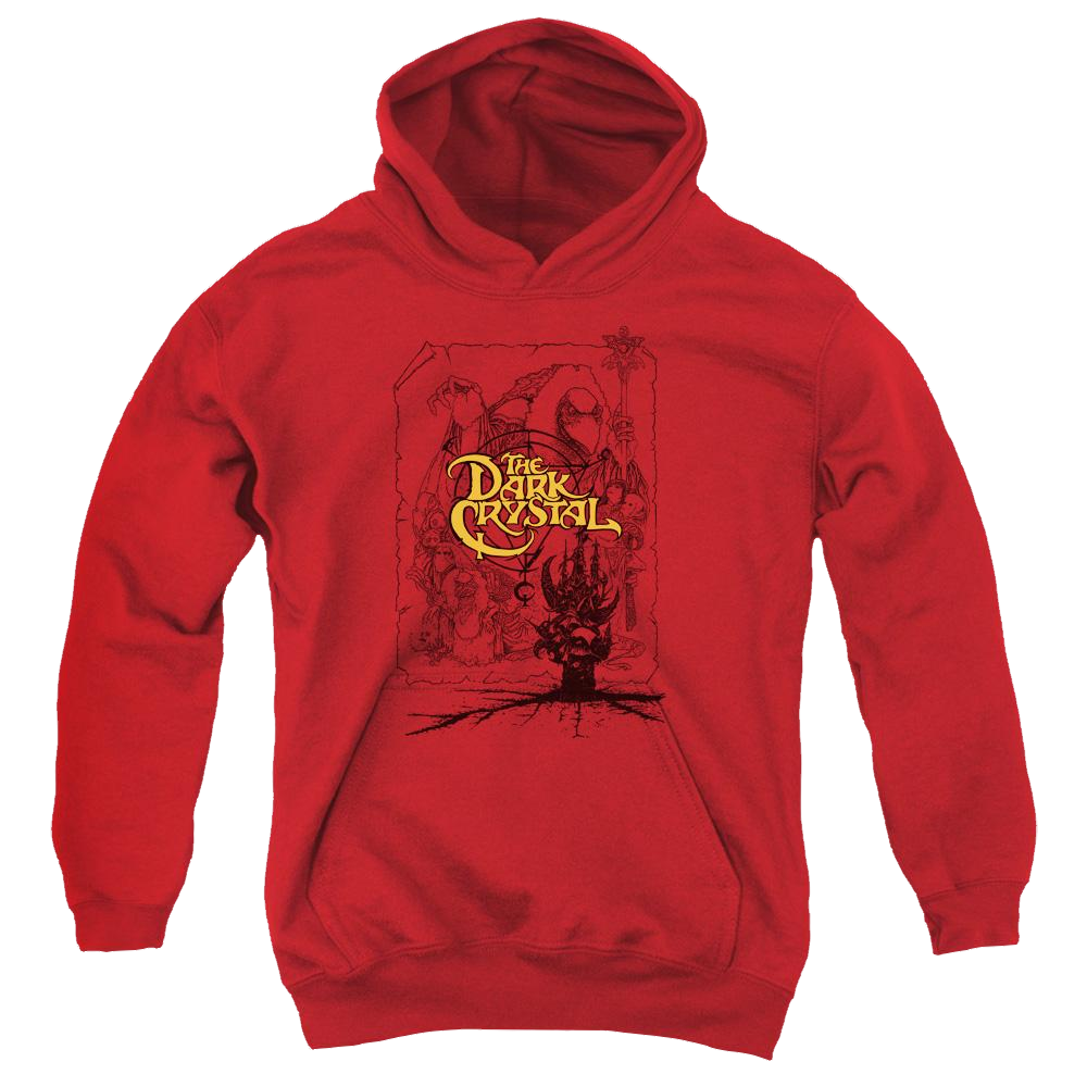 Dark Crystal Poster Lines - Youth Hoodie (Ages 8-12) Youth Hoodie (Ages 8-12) Dark Crystal