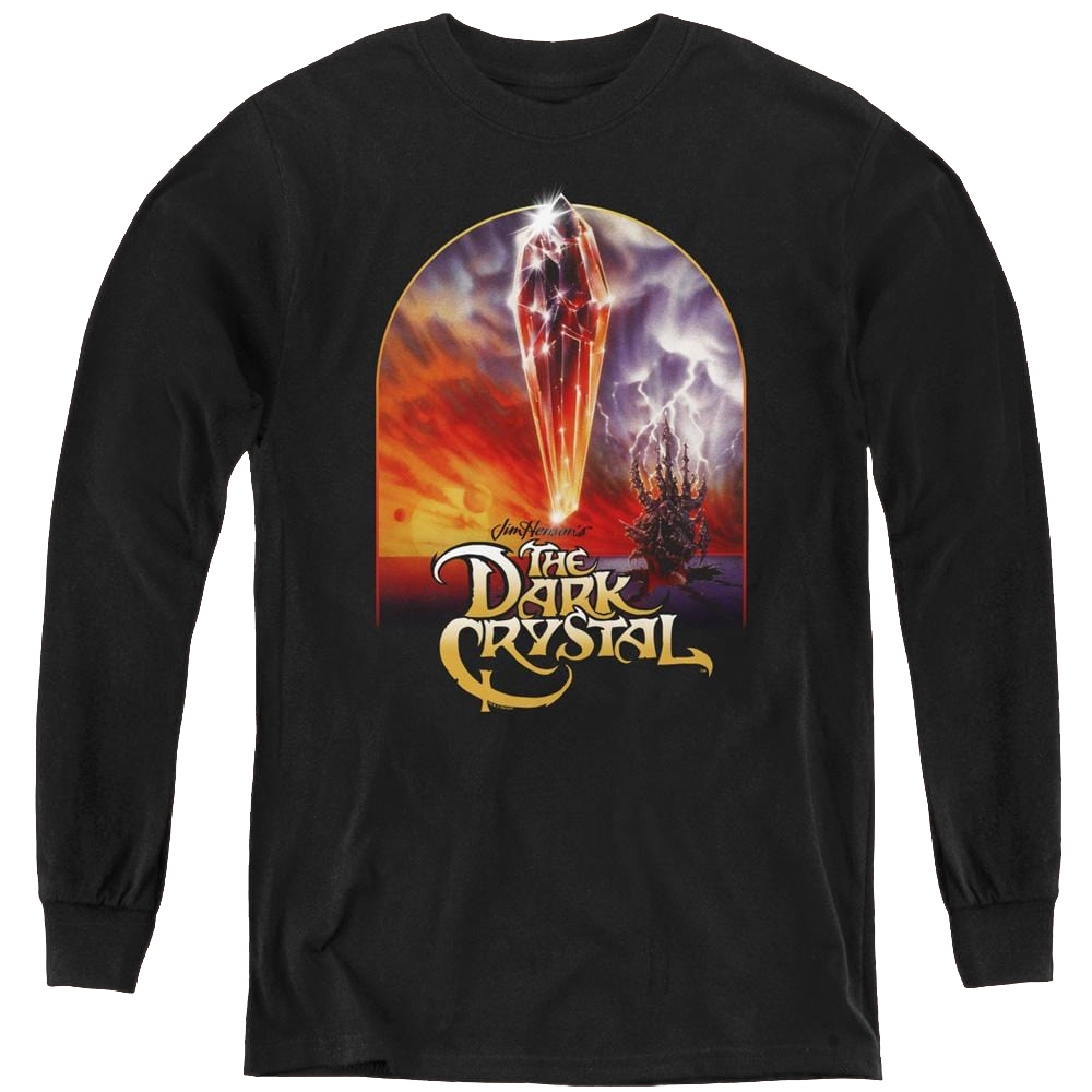 Dark Crystal, The Crystal Poster - Youth Long Sleeve T-Shirt Youth Long Sleeve T-Shirt Dark Crystal