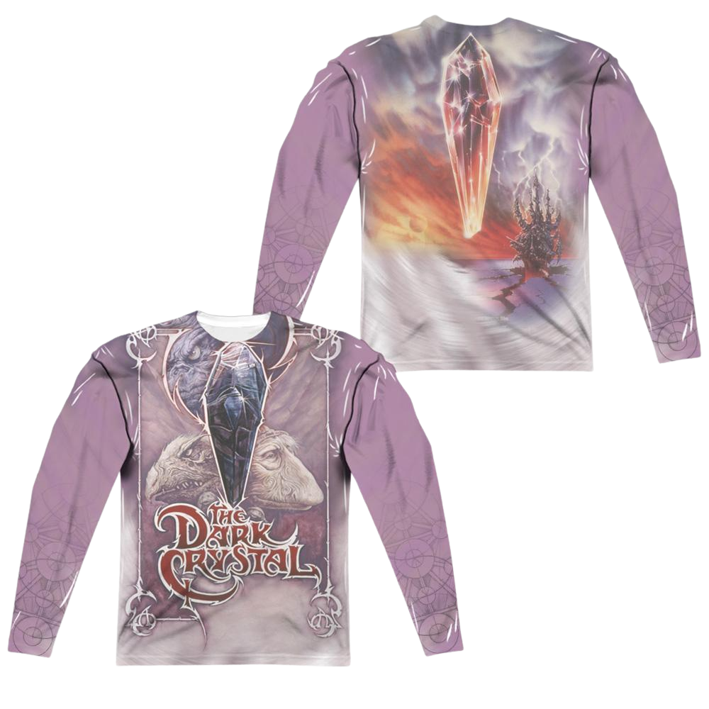 Dark Crystal, The The Crystal (Front/Back Print) - Men's All-Over Print Long Sleeve Men's All-Over Print Long Sleeve Dark Crystal