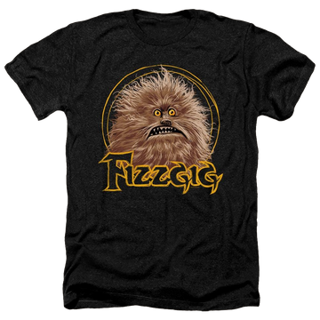 Charcoal men's heather t-shirt with Dark Crystal Fizzgig graphic