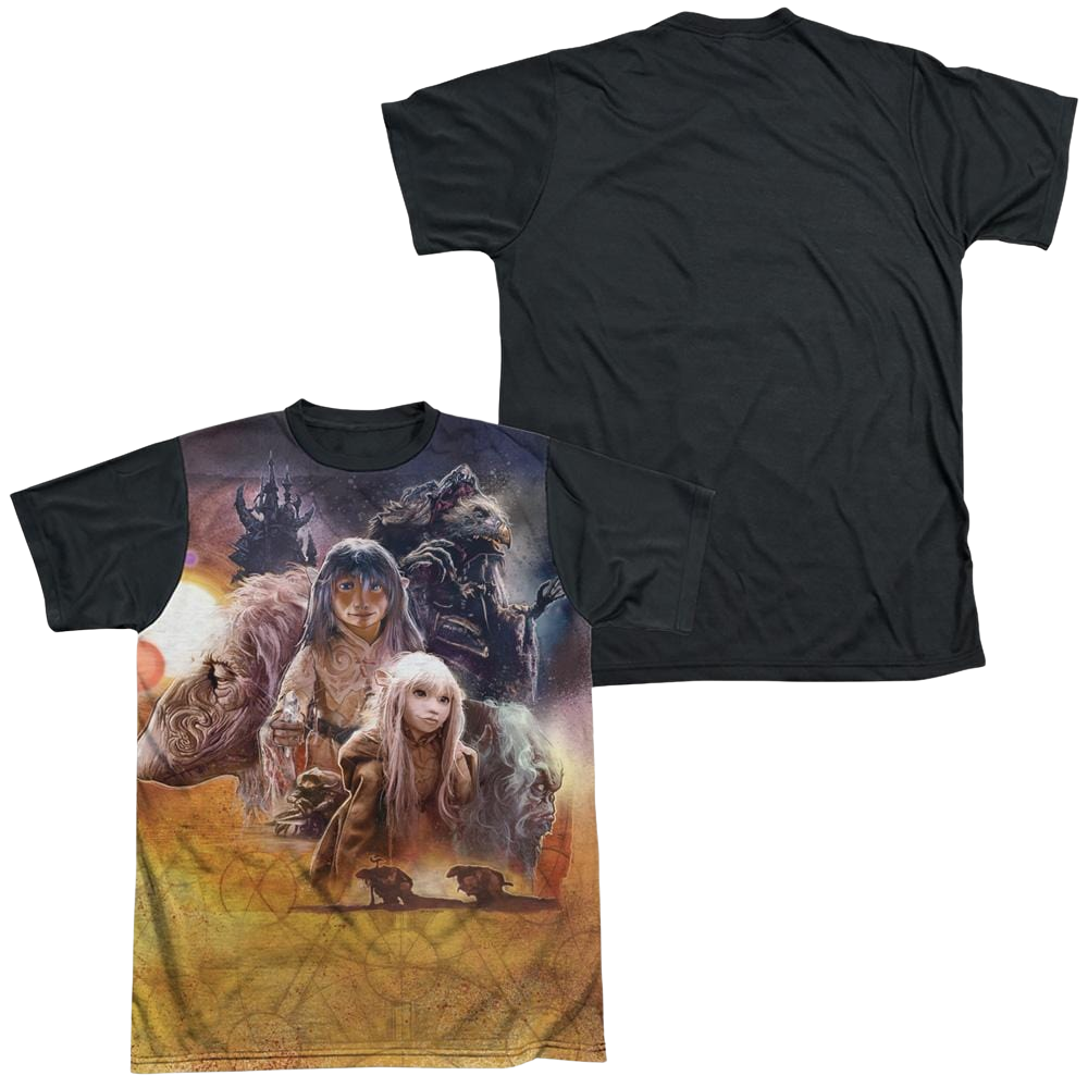 Dark Crystal, The Painted Poster - Men's Black Back T-Shirt Men's Black Back T-Shirt Dark Crystal